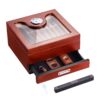 VEVOR Cedar Cigar Humidor Box with Glasstop