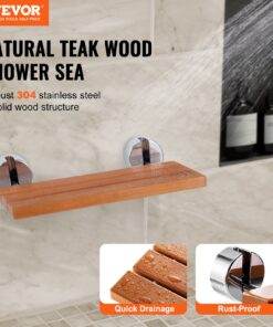 51 cm x 33.5 cm Wall Mounted Bench