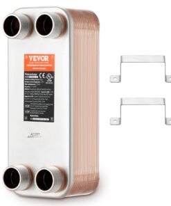 VEVOR 30 Plate Heat Exchanger with 4 x 1-1/4