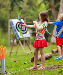 VEVOR Kids LED Light Up Archery Set - 2 Bows