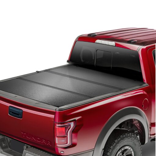 VEVOR Tri Fold Aluminum Tonneau Cover for 2014 2024 Toyota Tundra