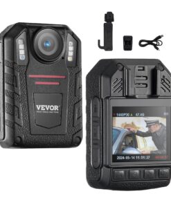 Полицейская камера VEVOR 2K с объемом памяти 64 ГБ