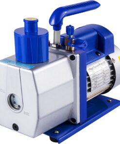 VEVOR Heavy Duty HVAC Rotary Vane Vacuum Pump 7 CFM (198 L/min) 1/2 HP Single Stage with Backflow Prevention