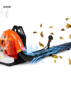VEVOR 79CC Backpack Leaf Blower 2-Cycle Gas Engine with 930CFM (15.8 m³/min) & 184 MPH (296 km/h) Air Speed