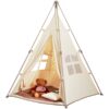 VEVOR Kids Teepee Play Tent with Foldable Design