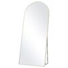 VEVOR Arched Full Length Mirror 180 cm x 76 cm 71 x 30 Explosion Proof Tempered Glass with Aluminum Frame for Floor or Wall Mount