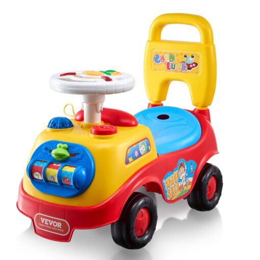VEVOR Toddler Push Along Ride On Car Stroller with Music