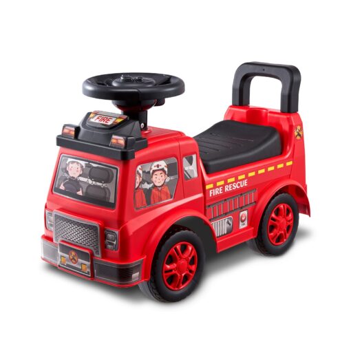 VEVOR Red Ride On Push Car Stroller for Toddlers Aged 1 3