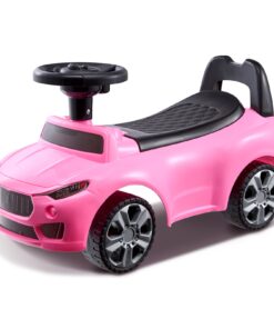 VEVOR Pink Ride On Push Car for Toddlers 1-3 Years with Music and Storage