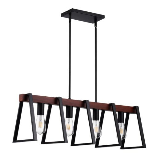 VEVOR Retro Industrial 4 Light Kitchen Island Pendant Lights