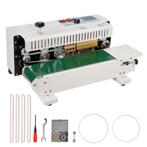 VEVOR High Power Continuous Bag Sealer with Adjustable Sealing Widths 6 12 mm 024 047 inches
