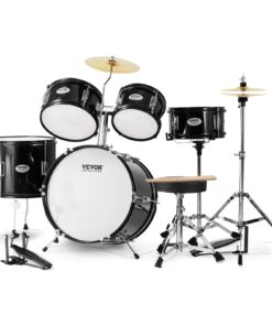 VEVOR 5-Piece Kids Drum Set with Throne