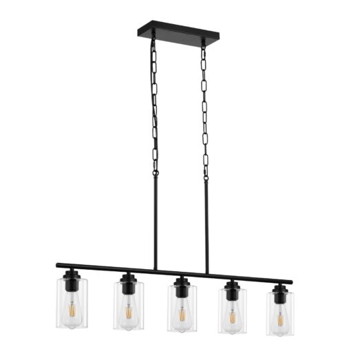 VEVOR Retro Industrial Kitchen Island Pendant Light 5 Light Fixture