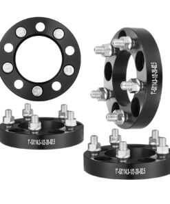 VEVOR 1 Inch (25.4mm) Wheel Spacers 5x4.5 Inch Bolt Pattern Forged Aluminum Alloy for Jeep & Ford Vehicles