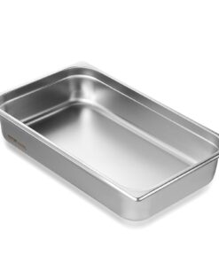 VEVOR Full-Size Stainless Steel Hotel Pan with Lid