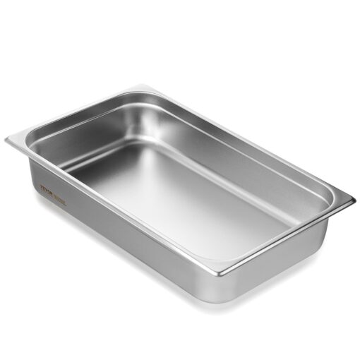 VEVOR Full Size Stainless Steel Hotel Pan with Lid