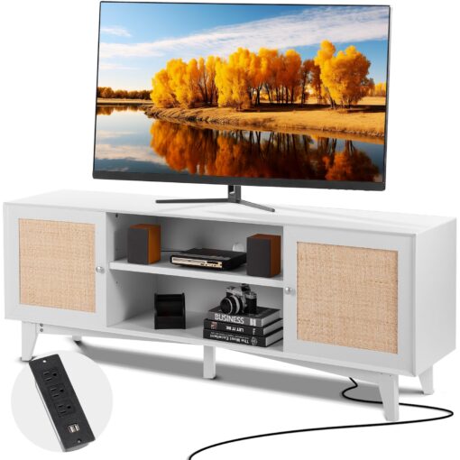VEVOR Rattan TV Stand