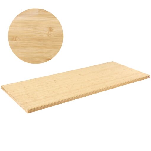 VEVOR Bamboo Desk Table Top 180 cm x 74 cm x 38 cm Rectangular