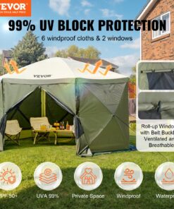 6-Sided Screen Canopy with UV Protection