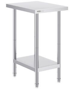 VEVOR NSF Certified Stainless Steel Work Prep Table