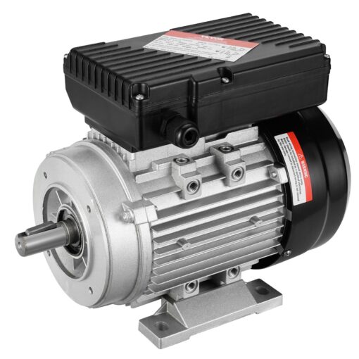 VEVOR 075KW 1HP Electric Motor 2850 RPM AC 220 240V 515A Single Phase