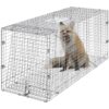 Клетка-ловушка для живых животных VEVOR Humane 127 x 51 x 66 см 50 x 20 x 26 дюймов для кошек