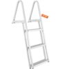 VEVOR 3 Step Aluminum Dock Ladder with Non Slip Pedals