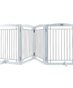 VEVOR Foldable Free Standing Dog Gate