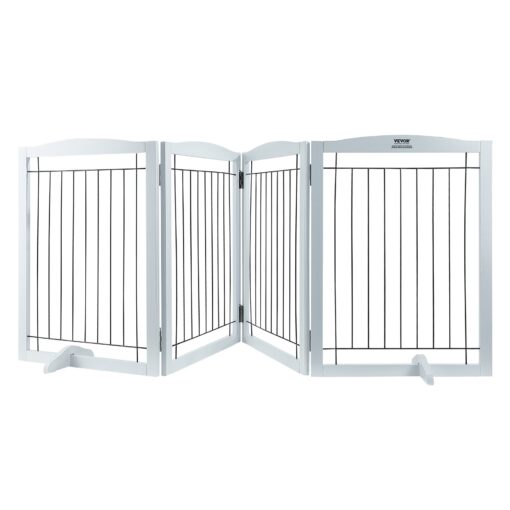 VEVOR Foldable Free Standing Dog Gate