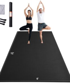 VEVOR Large Anti-Slip Exercise Mat 3.6x1.8m (12x6ft) for Yoga