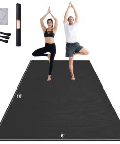 VEVOR Large Non-Slip Yoga and Exercise Mat 10x6ft (3x1.8m) for Home Gym - Durable
