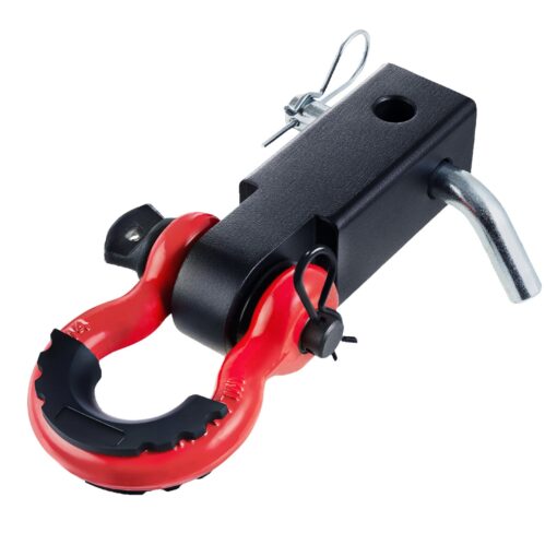 VEVOR 50 mm 2 Heavy Duty Shackle Hitch Receiver with D Ring for Recovery and Towing up to 19