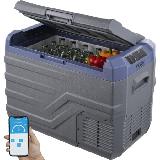 VEVOR 37L Portable Car Refrigerator Freezer with Compressor