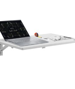 VEVOR Wall Mounted Folding Laptop Desk for Home Office