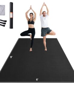 VEVOR Large Non-Slip Exercise Mat 274x183cm (9x6ft) - High-Density PVC Yoga & Fitness Mat for Home Gym