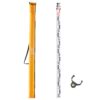VEVOR 3m984ft Metric Telescopic Measuring Rod with Bubble Level and Carry Bag