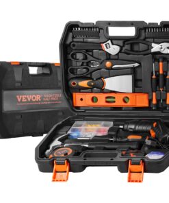 VEVOR 96 detaļu rokas darbarīku komplekts mājsaimniecībai ar bezvadu elektrisko skrūvgriezi