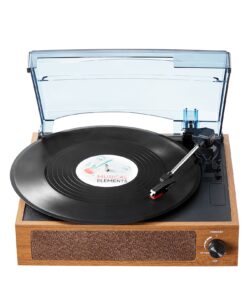 VEVOR Bluetooth Vinyl Record Player with 3-Speed Belt Driven Turntable
