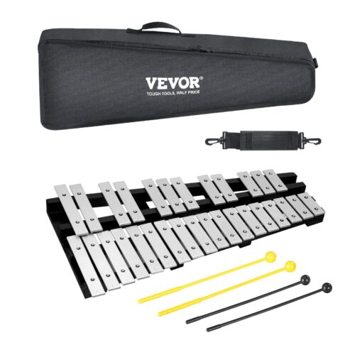 VEVOR Professional 30 Note Glockenspiel Xylophone Kit with Mallets