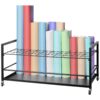 VEVOR 50 Slot Mobile Blueprint Storage Rack with 90x90 mm 35x35 inch Slots