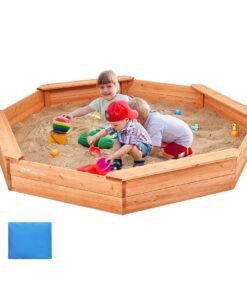 VEVOR Wooden Sandbox with Cover