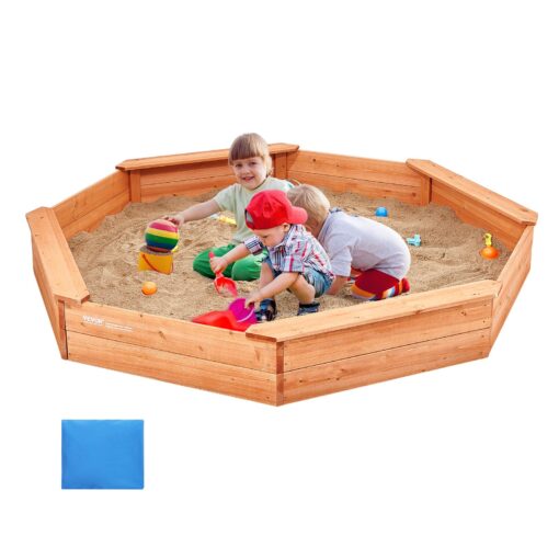 VEVOR Wooden Sandbox with Cover