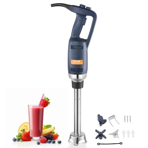 VEVOR 350W Commercial Immersion Blender with Variable Speed and Detachable Design 25 to 40 cm 10 to 16 inch Hand Mixer for Soups and Sauces