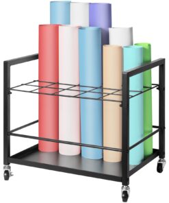 VEVOR Mobile Blueprint Storage Rack with 20 Slots