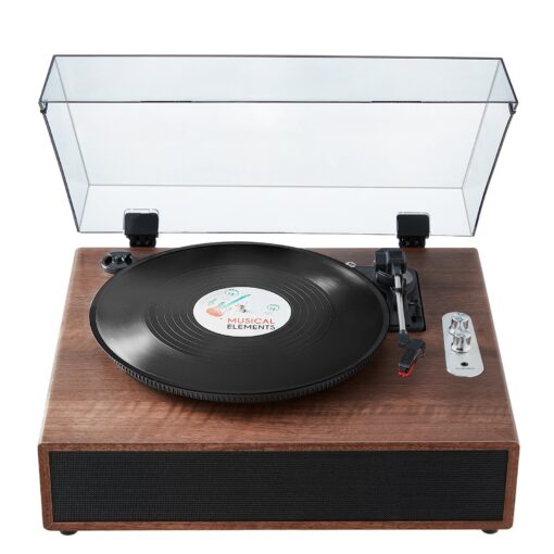 VEVOR Bluetooth 3 Speed Turntable Vinyl Record Player with 10W Speakers Supports 7 18 cm