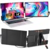 VEVOR 14 inch 3556 cm Portable HD 1080P Laptop Screen Extender for 13 17 Inch Laptops   Dual Display