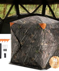 VEVOR 270° See Through Hunting Blind with Camouflage Mesh