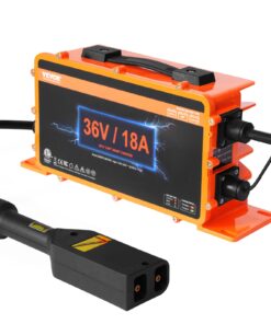 VEVOR 36V 18A Smart Golf Cart Battery Charger for EZGO - Supports Lead-Acid