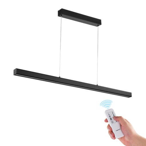 VEVOR 47in 119 cm Dimmable LED Linear Pendant Light with Remote Control