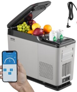 VEVOR 15L Portable Car Refrigerator Freezer with Compressor - Rapid Cooling to -20°C / -4°F